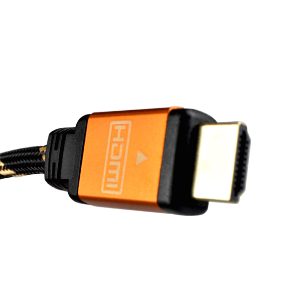 Cabo Hdmi Evus 3,0m V2.0 4k Ouro M/M 6,5mm C-050