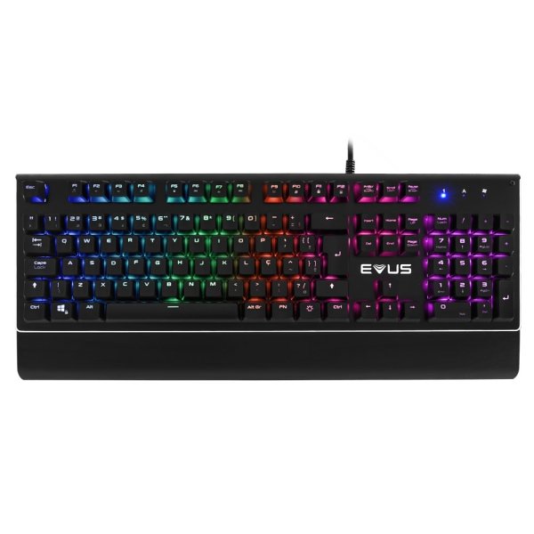 Teclado Mecânico Gamer Evus TC-08B Blackout